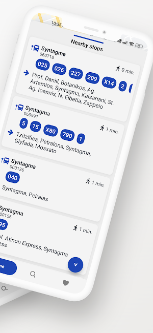 Busmate: Athens Bus Transport Screenshot 1
