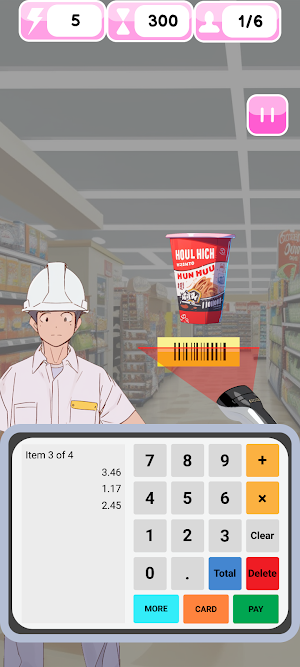 Cashier Counting Money Game Screenshot 3