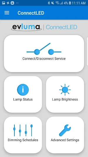 Evluma ConnectLED Screenshot 0