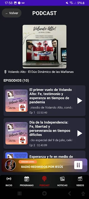 Radio Redimidos Por Jesus Screenshot 2