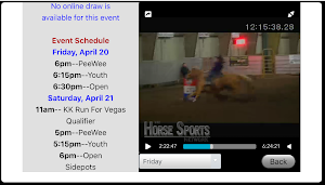 Horse Sports Network Screenshot 1