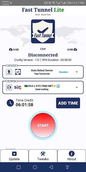 Fast Tunnel Lite Screenshot 1