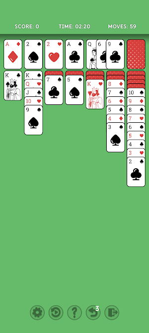 Flow Solitaire - Klondike Screenshot 1