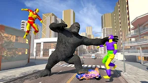 Flying Superhero Rescue Mission - Crime Fighter Screenshot 1