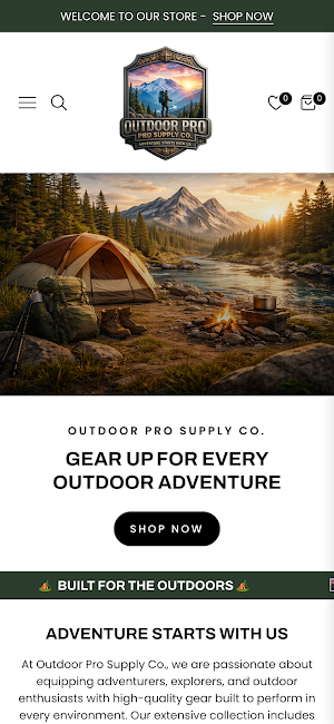 Outdoor Pro Supply Co Screenshot 0