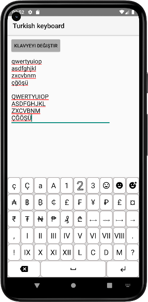 türkçe klavye Screenshot 3