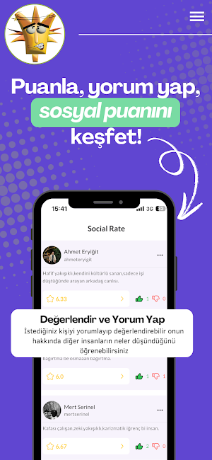 SocialRate Screenshot 0