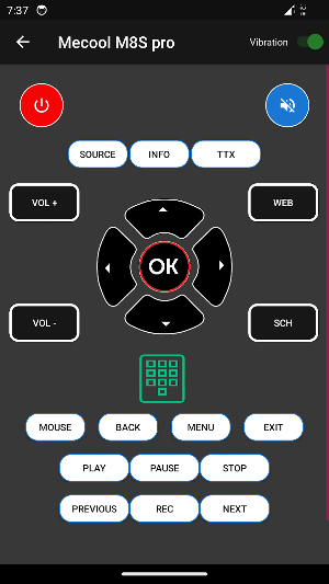mecool m8s pro Remote Screenshot 3