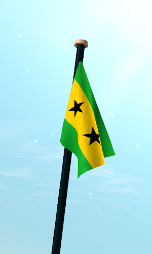 Sao Tome and Principe Flag 3D Screenshot 2