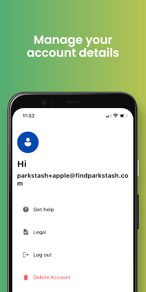 ParkStash Access Control Screenshot 2