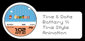 Animated Happy Kids Watch Face Screenshot 1