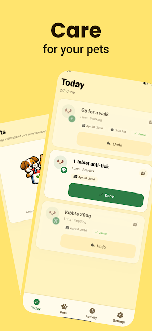 Pet Care Tracker Screenshot 0