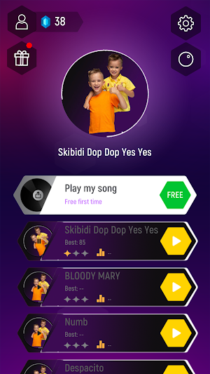 Vlad and Niki Tiles Hop Screenshot 1