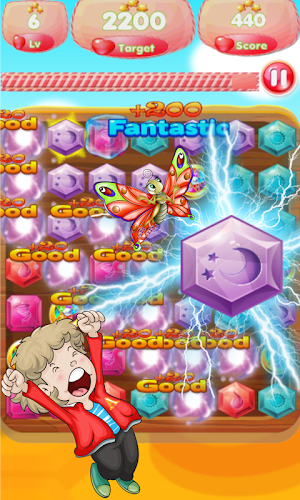 New Jewel Butterfly Free Game! Screenshot 0
