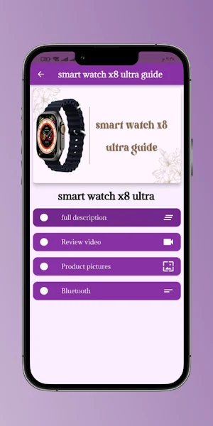smart watch x8 ultra guide Screenshot 0