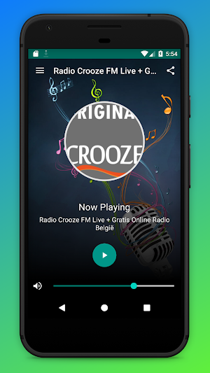 Crooze FM Radio App België Screenshot 0
