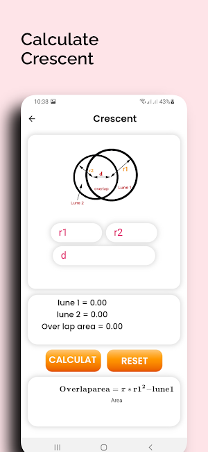 Coordinate Geometry Calculator Screenshot 2