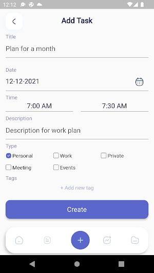 Daily Schedule Screenshot 2