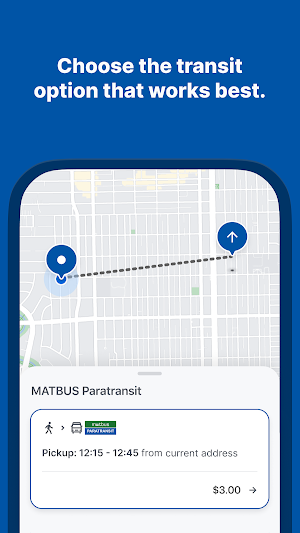 MATBUS Paratransit Screenshot 1