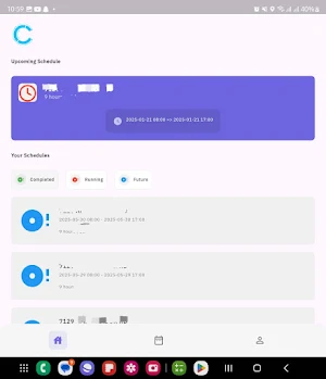 MYCZ Scheduler Screenshot 3