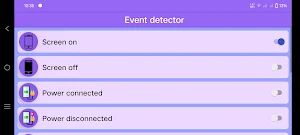 Events detector Screenshot 2