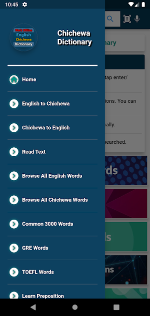 English : Chichewa Dictionary Screenshot 2