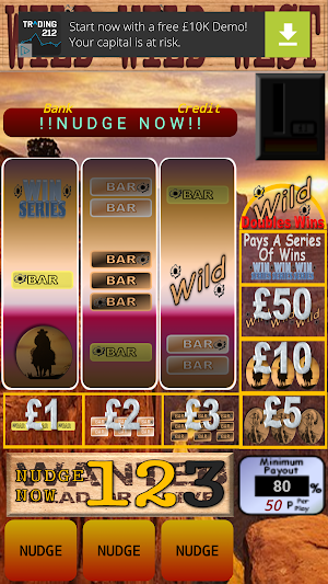 WILD WILD West Fruit Machine Screenshot 3
