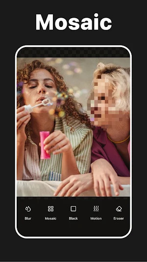 Clasif: blur photo & mosaic Screenshot 2