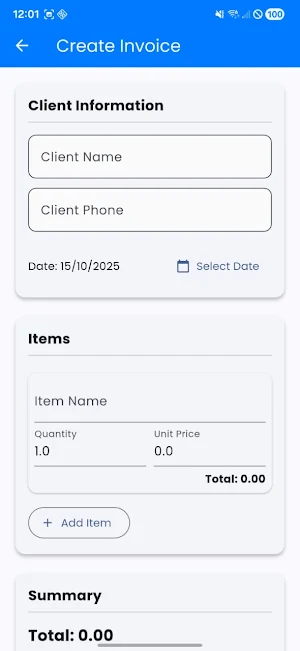 Invoice Maker Screenshot 3
