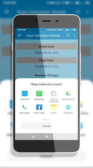 Date Duration Calculator: Days Between Dates Screenshot 1