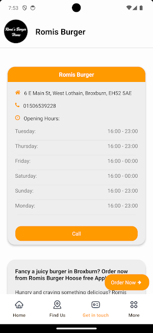 Romis Burger Hoose Broxburn Screenshot 2