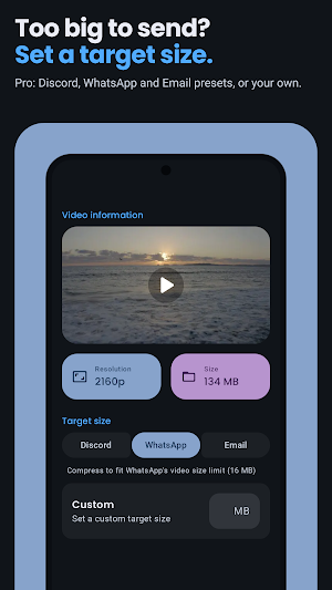 Squeezio - Video Compressor Screenshot 3