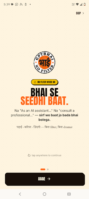 GPT Bhai : Ai bhi, BHAI bhi. Screenshot 0