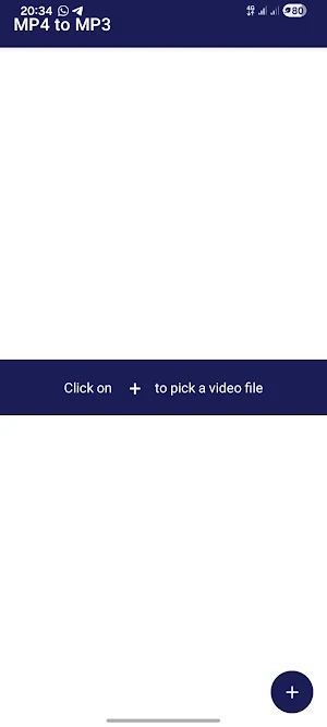 MP4 to mp3 Screenshot 0