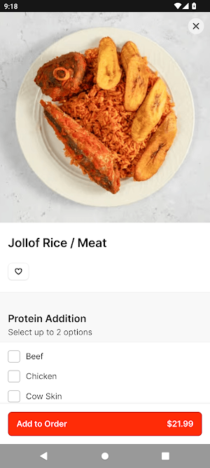Comfort's African Cuisine Screenshot 3