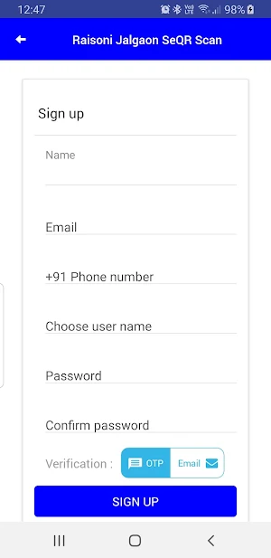 Raisoni Jalgaon SeQR Scan Screenshot 2