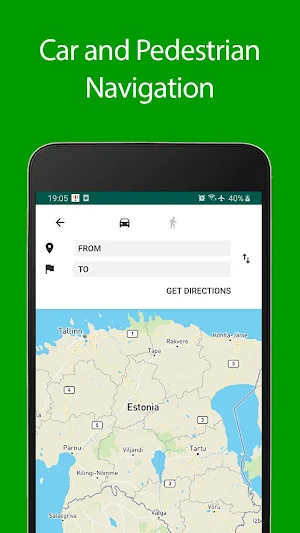 Estonia Offline Map and Travel Guide Screenshot 1
