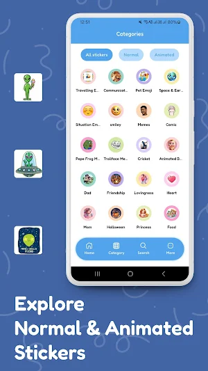 Space & Earth Stickers Screenshot 3