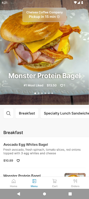 Chelsea Coffee Company Screenshot 1