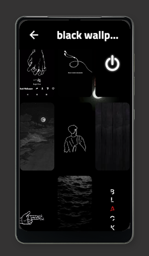 black wallpaper Screenshot 2