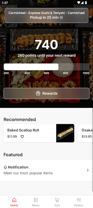 Express Sushi & Teriyaki Screenshot 0