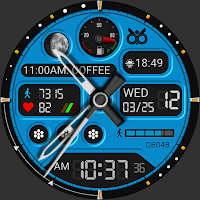 DB048 Hybrid Watch Face