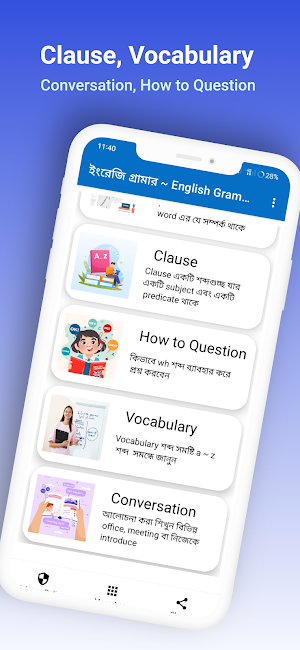 ইংরেজি গ্রামার~English Grammar Screenshot 2