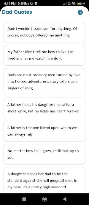 Dad Quotes and Sayings Screenshot 0