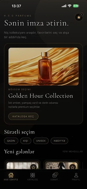 H.S.G Parfums Screenshot 2