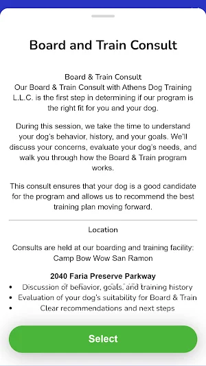 Athens Dog Training Screenshot 2