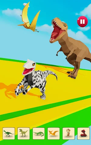 Wild Dino Transform Smash Rush Run 3D Screenshot 3