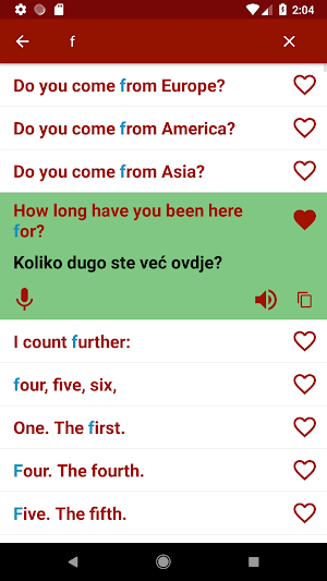 Learn Croatian Free Offline For Travel Screenshot 3