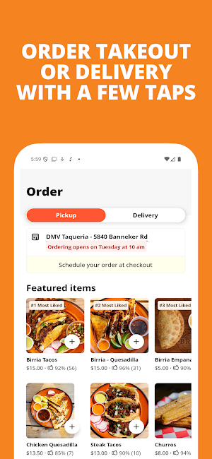 DMV Taqueria Screenshot 0