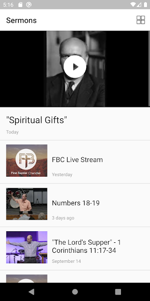 First Baptist Chandler Screenshot 2
